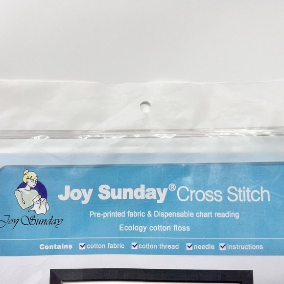 Colorful Fox Cross Stitch Kit from Joy Sunday - Great Starter Project! Gift NEW - Picture 4 of 5